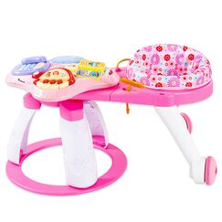 Teknum 3In1 Rotating Play Table Activity Center 6+ Months 15Kg, Color: pink