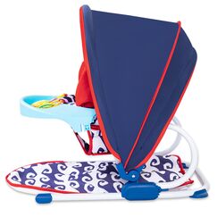 Teknum Portable Baby Seat With Detachable Tray 6 Months+ Up To 15Kg, Color: Blue