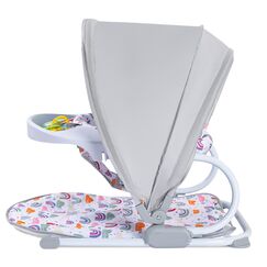 Teknum Portable Baby Seat With Detachable Tray 6 Months+ Up To 15Kg, Color: Grey