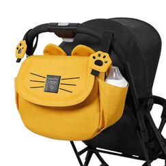 Sunveno Meow Stroller Diaper Bag, Color: yellow