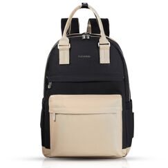 Little Story Kenzie Mom Dad Travel Diaper Backpack, Color: Black