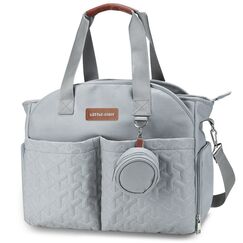 Little Story Quilted Diaper Bag With Pacifier Pouch