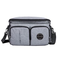Little Story Stroller Organizer Travel Bag Black, Color: Grey