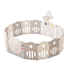 Little Story Portable Playpen With Basketball Hoop