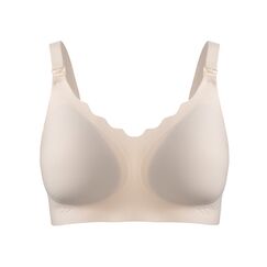 Okus Water Touch Seamless Maternity & Nursing Bra, Color: Beige, Maternity Size: M