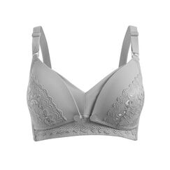 Okus Full Cup Maternity & Nursing Bra, Color: Grey, Maternity Size: M