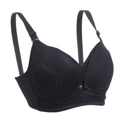 Okus Full Cup Maternity & Nursing Bra, Color: Black, Maternity Size: S