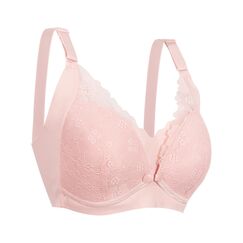 Okus Pretty Lace Maternity & Nursing Bra, Color: pink, Maternity Size: S