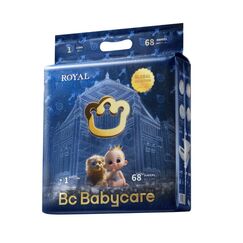 Babycare Royal Baby Diapers Size 1 2-5kg 68pcs