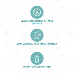 Friendly Organic 500ml Fragrance Free Baby Bottle & Feeding Utensil Wash - Clear