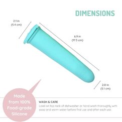 Melii Push Pops Animal 2 Pack Shark + Bear (6 Sets/Inner)