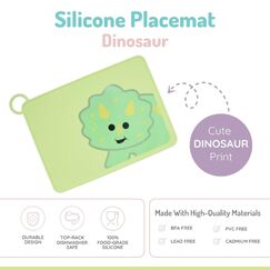 Melii Silicone Placemat, Color: Mint Green