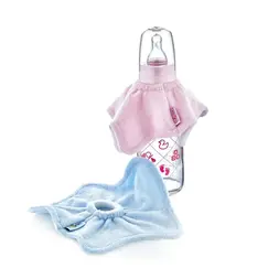 Babyjem Baby Bottle Bib 0+ Months, Color: Blue
