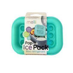 Melii Silicone Pop-It Ice Pack 2 Pcs, Color: Turquoise & Mint