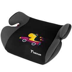 Teknum Dinosaur Car Seat Booster Group 2/3 15Kg–36Kg 4–12 Years, Color: Black & Grey