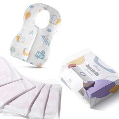 Sunveno Disposable Baby Bibs 20 Pcs, Color: White