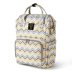 Sunveno Diaper Bag, Color: Yellow Wave