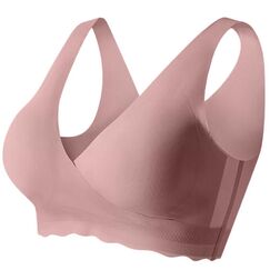 Sunveno Maternity Cross Fit Nursing & Sleep Bra, Color: Brown, Maternity Size: L