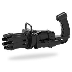 Little Story 8 Holes Bubble Machine Gun, Color: Black