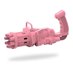 Little Story 8 Holes Bubble Machine Gun, Color: pink