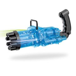 Little Story 8 Holes Bubble Machine Gun With Light, Color: Blue