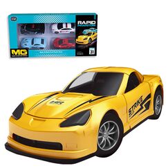 Little Story 4 Pcs Slide Die Cast Rapid Car Set