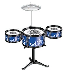Little Story Kids Drum Set Musical Instrument, Color: Blue