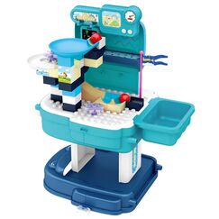 Little Story Role Play Theme Park With Slide 52 Pieces 2 In 1 School Bag Set 3+ Years