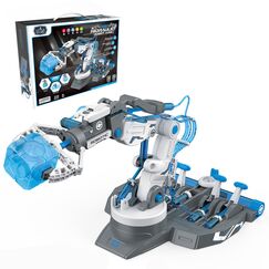 Little Story Diy Hydraulic 3In1 Mechanical Robotic Arm Toy 220 Pieces Stem Series 8+ Years - Grey
