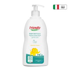 Friendly Organic 500ml Fragrance Free Baby Bottle & Feeding Utensil Wash - Lemon