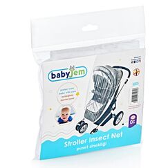 Babyjem Stroller Insect Net, Color: White