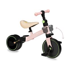 MoMi Loris 4in1 Ride-On Bike, Color: pink