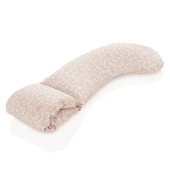 Babyjem Flower Head Supported Breast Feeding Pillow, Color: Rose