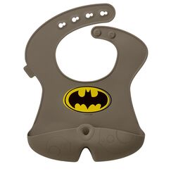 B.Box Silicone Bib with Stay Open Catcher, Color: Brown