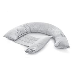 Babyjem Pregnancy Back Support & Feeding Pillow, Color: Grey