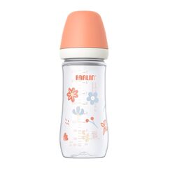 Farlin Grow With Colors PP Wide Neck Bottle Feeding 270ml, Color: pink