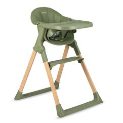 MoMi Kala Baby High Chair, Color: Green