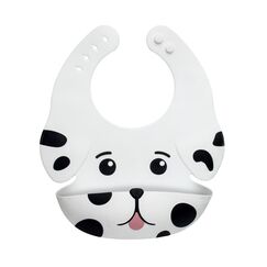 Melii Silicone Bib, Color: White
