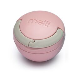 Melii Pacifier Pod Pacifier Holder Case, Color: Pink & Grey