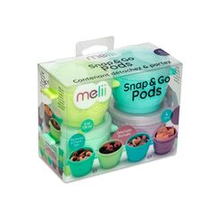 Melii Snap & Go Pods 4 oz (4 Pcs) - Multicolor