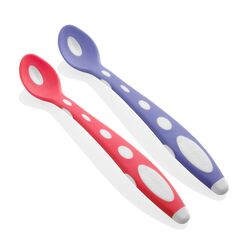 Babyjem Soft Tip Spoon 2 Pcs, Color:  Pink & Purple