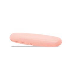 Babyjem Plastic Fork & Spoon Travel Case 6+ Months - Rose