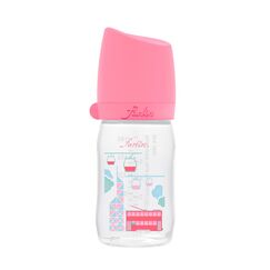 Farlin PA Wide Neck Feeding Bottle 180ml, Color: pink