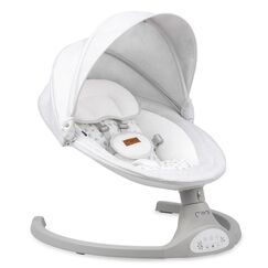 MoMi Kenani Electric Baby Bouncer, Color: Light Grey