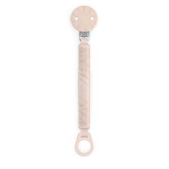 Suavinex Baby Pacifier Clip Made of Soft Fabric Attached to Baby's Clothing Prevent Pacifiers Falling on Floor 0+ Months, Color: pink