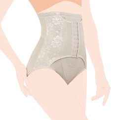 Sunveno Maternity Postpartum Abdominal Pant Style Belt, Color: Beige, Maternity Size: L