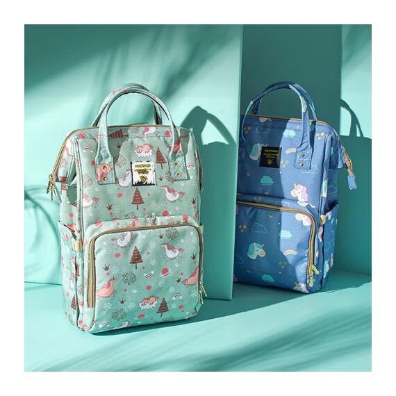 Sunveno Diaper Travel Kit With Usb Port And Changing Clutch 42X27X21Cm, Color: Green, 7 image