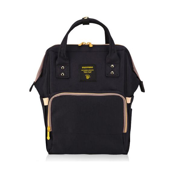 Sunveno Mamma Diaper Backpack And Breast Pump Bottle Bag Set, Color: Black, 7 image