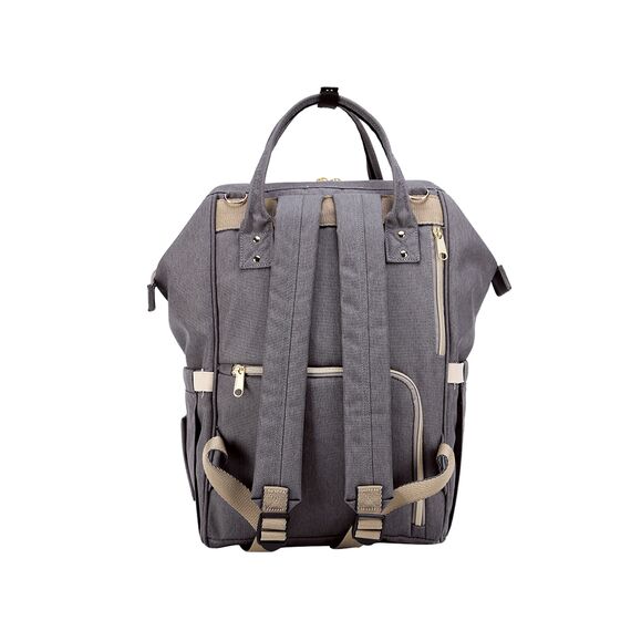 Teknum 3 In 1 Stroller Black With Sunveno Diaper Bag And Hooks 0–3 Years Up To 18Kg, Color: Grey, 7 image