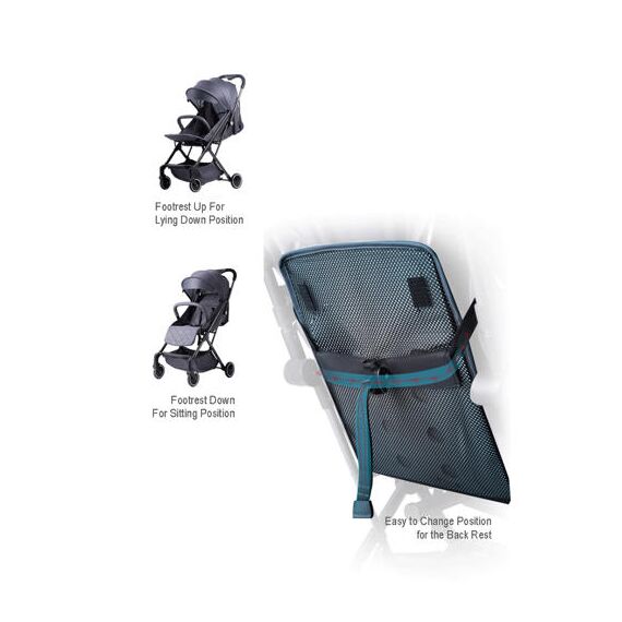 Teknum Travel Lite Sld Baby Stroller With Sunveno Stroller Organizer 0-4 Years, 12 image